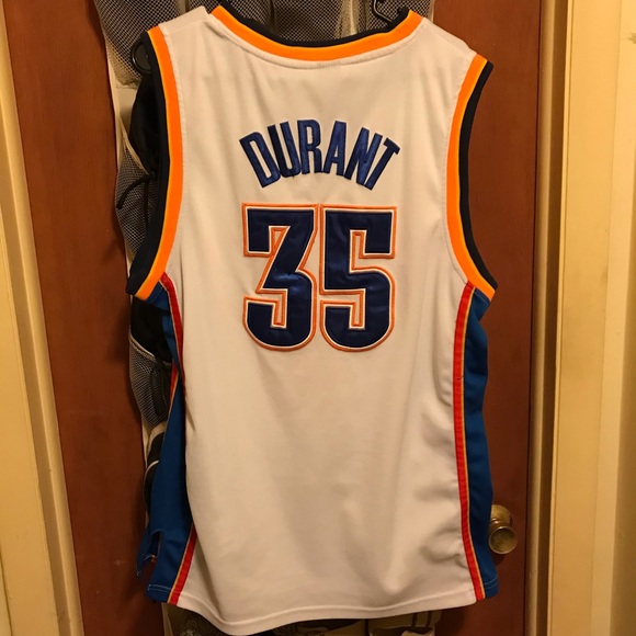 Adidas Kevin Durant OKC Thunder Basketball Jersey - Picture 2 of 7